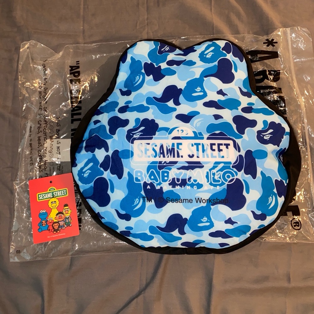 Bape SesameX  Street cookie Monore pillow - Picture 2 of 3
